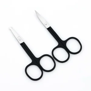 Stainless Steel Makeup Scissors Blunt Sharp Tweezers Eyebrow Scissors