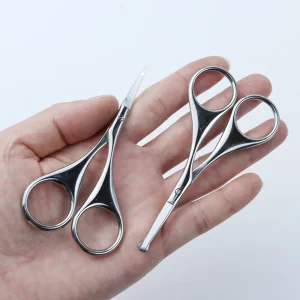 Stainless Steel Makeup Scissors for Men and Women for Beard Nose Hair Eyebrow Eyelash Trimming