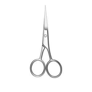 Stainless Steel Manicure Scissors Eyebrow Scissors Straight Blade Beauty Makeup Tools