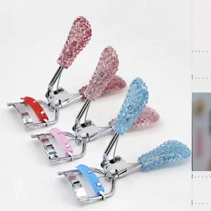Stainless Steel S 09 Eye Eyelash Curler Wide Angle Sunflower Crystal Pineapple Handle Eyelash Tooth Comb Curling Makeup