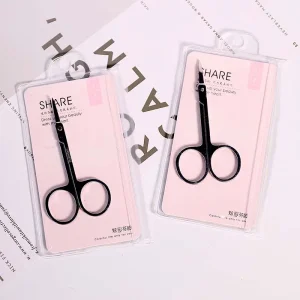 Stainless Steel Straight Sharp Durable Right Handed Personal Care Eyelash Eyebrow Trimming Makeup Mini Embroidery Scissors
