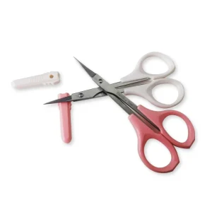 Stainless Steel Straight or Curved Tip Makeup Beauty Tool Eyebrow Trimmer Eyebrow Scissors for Makeup
