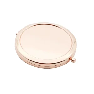 Stock Available Lighted Double Side Pocket Mirror High Popularity Small Cosmetic Makeup Mirrors in Metal Pocket Mirror