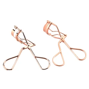 Stock Portable Silver Eyelash Curler with Customized Logo Mixed Procurement Private Label Rose Gold Lash Curler