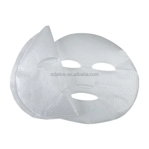 Super Absorbent Dry Mask Sheet White to Transparent Skin-friendly Nonwoven Mask Sheet Fabric Face Masks