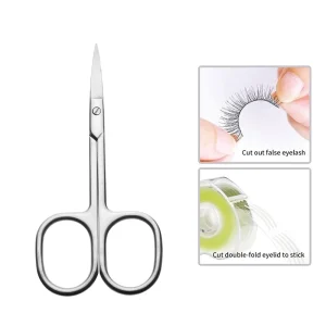 Super Quality Custom Metal Trimmer Scissor Eyebrow Eyelash Salon Nail Scissor