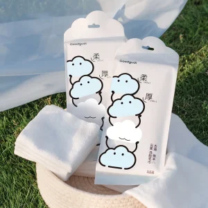 Super Soft Comfortable Disposable Microfiber Face Towel White Small Mini Compressed Travel Towel