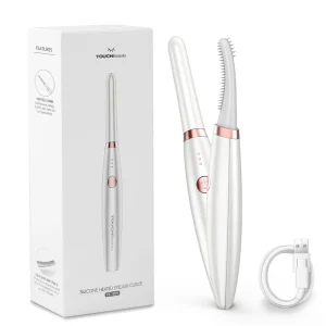 TOUCHBeauty Professional Korea Popular Electric Silicone Heated Eyelash Curler Customized Mascara Lash Curler for Home Beauty