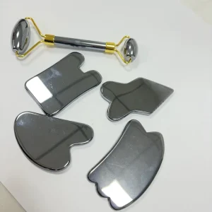 Terahertz Facial Scraping Massage Tool Guasha Board Physical Therapy Tera Hertz Stone Gua Sha Scraper