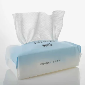 Thick Disposable Cotton Cleaning Wipe Square Face Towel Nonwoven Dry Cleaning Pad