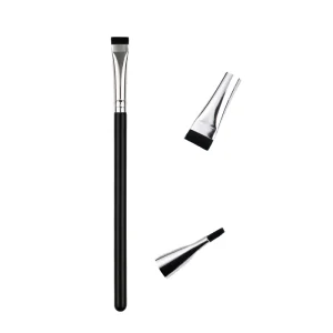 Thin Angled Tinting Single Makeup Brushes Custom Logo Private Label Flat Brow Eyeliner Concealer Eyebrow Tint Brush
