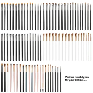 Thin Angled Tinting Vegan Single Makeup Brushes Flat Brow Eyeliner Concealer Eyebrow Tint Brush