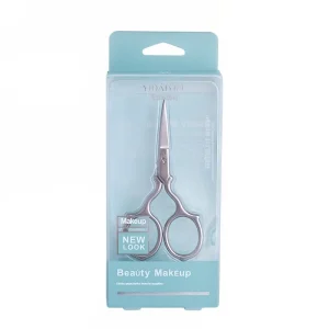 Top Seller Mini Embroidery Scissors Stainless Steel with Curved Sharp Blade Eyelash Eyebrow Trimming Makeup Tool