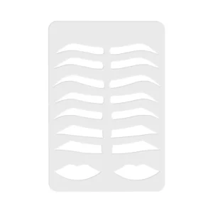 Training Tool for Permanent Makeup Acrylic Practice Eyebrow Lip Mold Plate Template Accessory