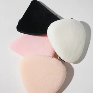 Triangle Powder Puff Soft Velour Makeup Sponge for Loose Powder