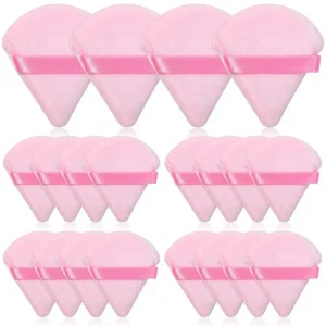 Triangle Sponge Facial Eye Makeup Puff Multicolor Dry Powder Washable Beauty Tool