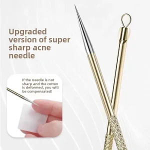 Ultra Sharp Blackhead Removal Needle Face Acne Needle Set for Facial Blackhead Removal & Squeezing Exquisite