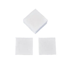 Ultra Soft Absorbent Lint Free 100% Cotton Square Facial Cleaning Pads 50x60mm for Makeup and Skin Care