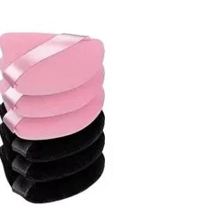 Ultra Soft Triangle Makeup Sponge Set Washable Reusable Cotton Foundation Blender for Face Cosmetics