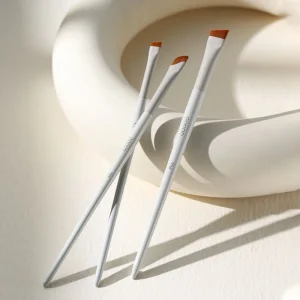 Ultra Thin One Line Makeup Eye Brush Eyebrow Eyeliner Professional Single Beauty Flat Angle Brush Makeup Tool