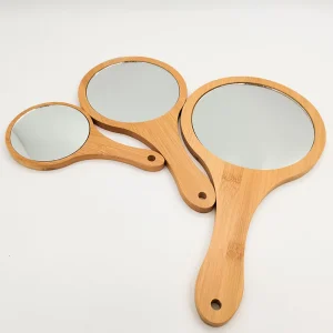 Vanity Beauty Mirror Small Round Pocket Mirror Women’s Hand Mirror