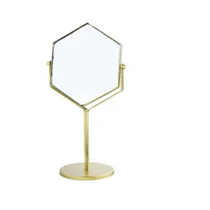 Vanity Gold Makeup Cosmetic Mirror for Bedroom Bathroom and Tabletop