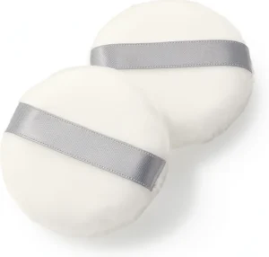 Velvet Touch Washable Makeup Sponges Super Soft Reusable Blender Powder Puff for Face Eyes Circular Pattern Cosmetic Applicators