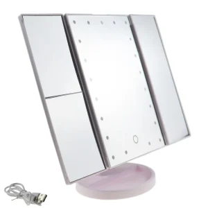 Vintage Customized Pocket Mirror Double Side Metal Makeup Mirror