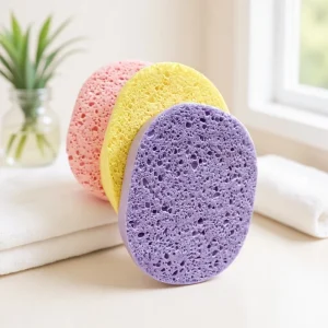 Water Absorb PVA Face Wash Puff Strong Absorbent Seaweed Soft Exfoliating Deep Cleaning Makeup Sponge Remover Cleansing