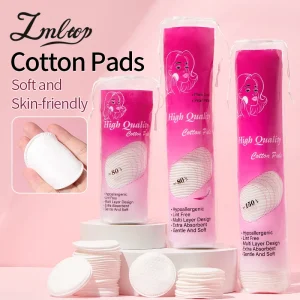 Water Saving Cotton Round Pads Soft Non Woven Cosmetic Face Nail Polish Pad For Makeup Removal & Toner Use Z109
