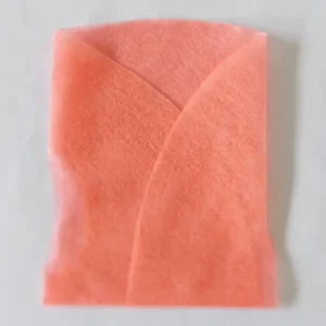 Watermelon Red Microfibre Facial Mask Sheet 30GSM Eco friendly Highly Absorbent Soft Dry Mask Material Moisturizing Nourishing