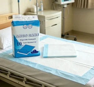 Waterproof Disposable Adult Nursing Underpads Non Woven Fabric 1 Ply Absorbent Breathable Bed Sheet Model UP 11 OEM