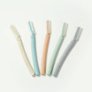 Wheat Straw Eyebrow Trimmer Handle Eyebrow Trimmer Portable Beauty Tools