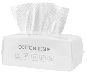 White 100% Cotton Facial Towel Disposable Face Towel for Spa Beauty