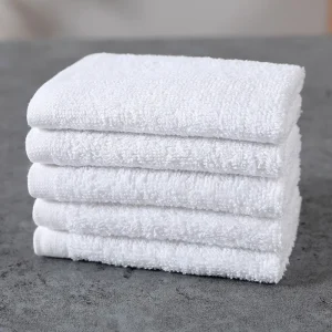 White Cotton Eco Friendly Soft Absorbent Disposable 30x30cm Square Face Towel Hand Wipe Portable Cleaning Gift Home Use