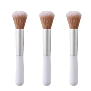 White Fashion Portable Soft Hair Highlighter Makeup Tool Single Foundation Blush Eyeshadow Eyeliner Private Label Face