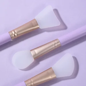White Vegan DIY Face Clay Mask Mixing Spatula Kit Makeup Beauty Brush Powder Mixing Tools Cosmetics Tools for Facial Cleaning