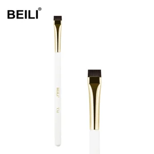 White Wood Handle Makeup Brush Single Pro Beauty Multi-Foundation Cosmetic Brush