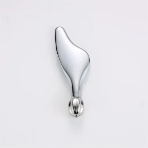 Wing Shape Facial Eye Massage Stick Silver Zinc Alloy Face Cream Spoon Spatula Face Gua Sha Tool