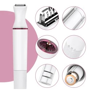 Women Hair Remover Trimmer Portable Cordless Facial Electric Epilator Home Electric Eyebrow Epilator