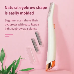 Women Makeup Tools Non Vibrating Glowing Eyebrow Trimmer