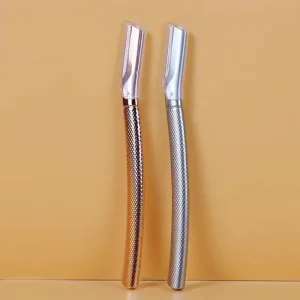 Women’s Eco friendly Metal Dermaplaning Tool Eyebrow Razor Trimmer
