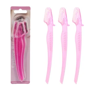 Women’s Eyebrow Razor & Trimmer with Slanted Stainless Steel Blade PC E004