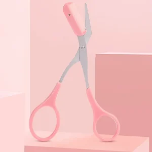 Women’s Makeup Cosmetic Tool 1 Pcs Facial Hair Removal Grooming Shaper Eyelash Shaver Razor Cutter Eyebrow Trimmer Scissor Comb