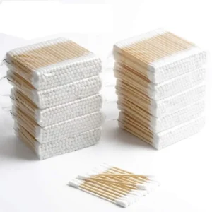 Wooden Cotton Swabs Double Pointed Cotton Buds