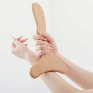 Wooden Gua Sha Massage Tool Natural Beech Wood Lymphatic Drainage Scraping Board for Full Body Use OEM Supported