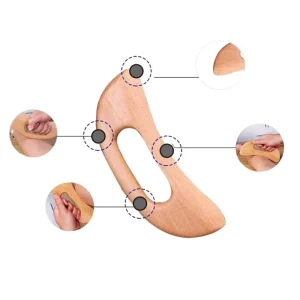 Wooden Gua Sha Tool Scraping Board Massage Tool Slimming Guasha Massage Board Gua Sha Scraper Body Massage Therapy Tool