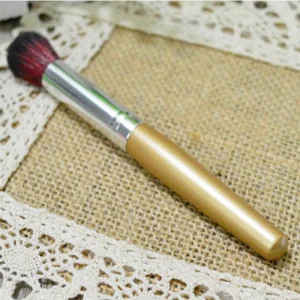 Wooden Handle Single Powder Make up Brushes Designer Foundation Single Luxury Makeup Brush Custom logo