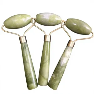 Xiuyan Jade Roller Face Slimmer Single Head Massage Stick Model 10015 Customizable Logo for Facial Contouring & Slimming