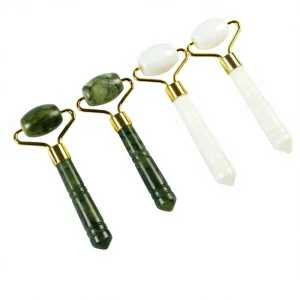 Xiuyu Jade Single-head Facial and Eye Massage Roller Beauty Instrument with Customizable Logo